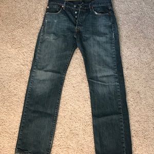Levi's 501 jeans. waist 32, length 30